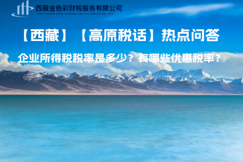 西藏企業(yè)所得稅稅率是多少？有哪些優(yōu)惠稅率？